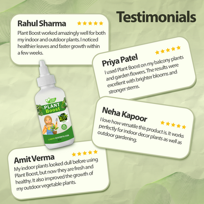 Organic Plant Boost - Faster Growth & Stronger Roots